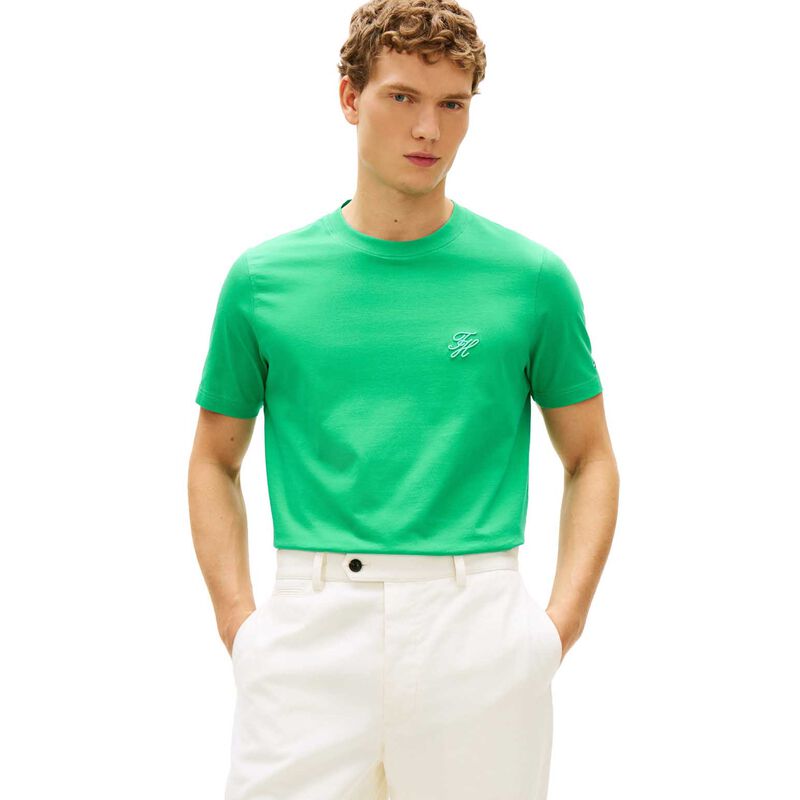 Tommy Hilfiger Logo Embroidery Jersey T-Shirt image number 0
